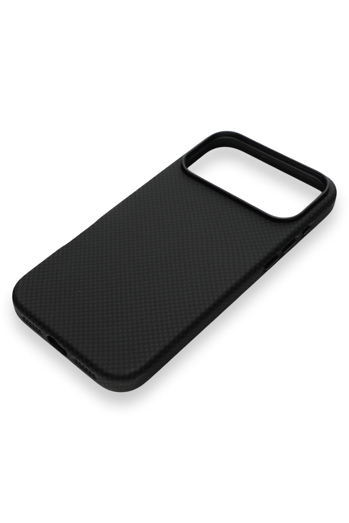Carbon Weave Magsafe iPhone 17 Pro Max Saf Karbon Siyah