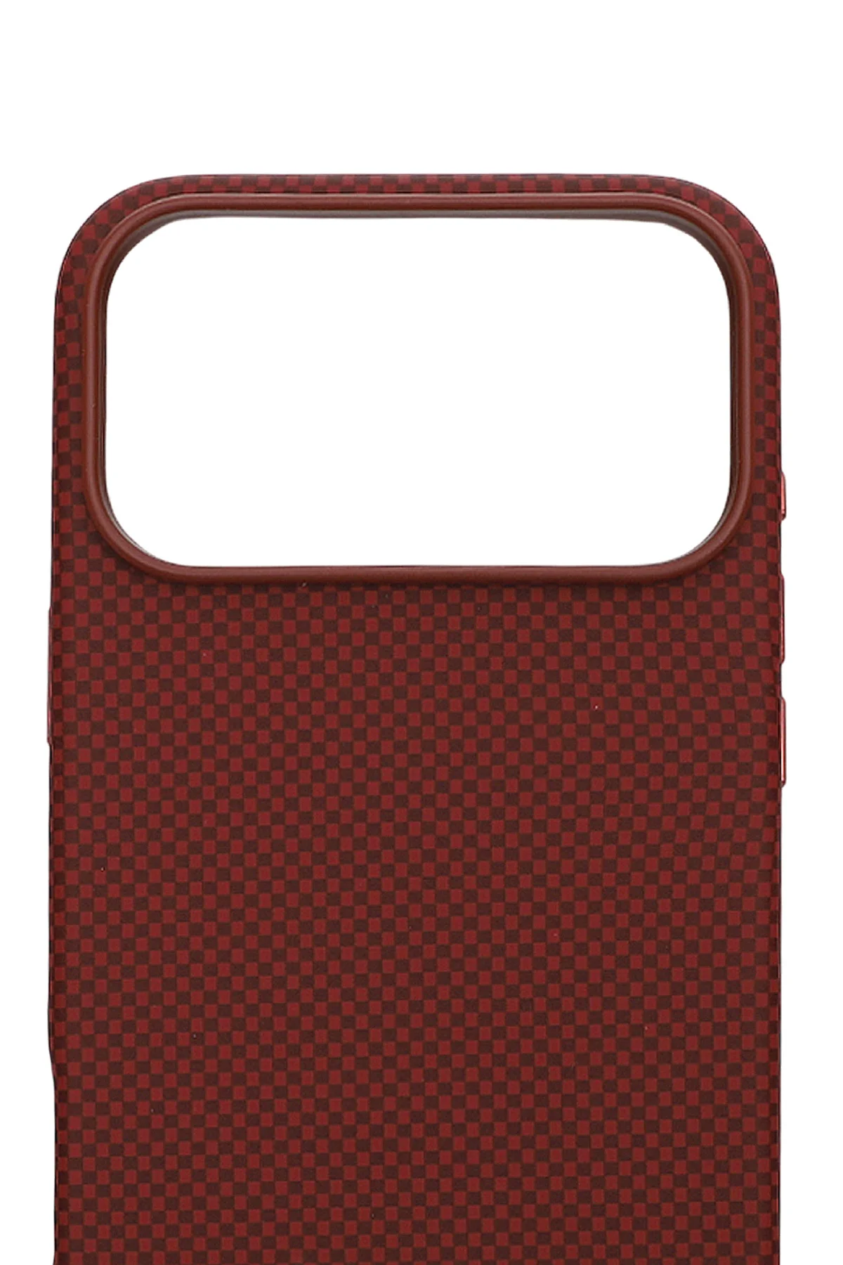 Carbon Weave Magsafe iPhone 17 Pro Max Magma Kırmızı