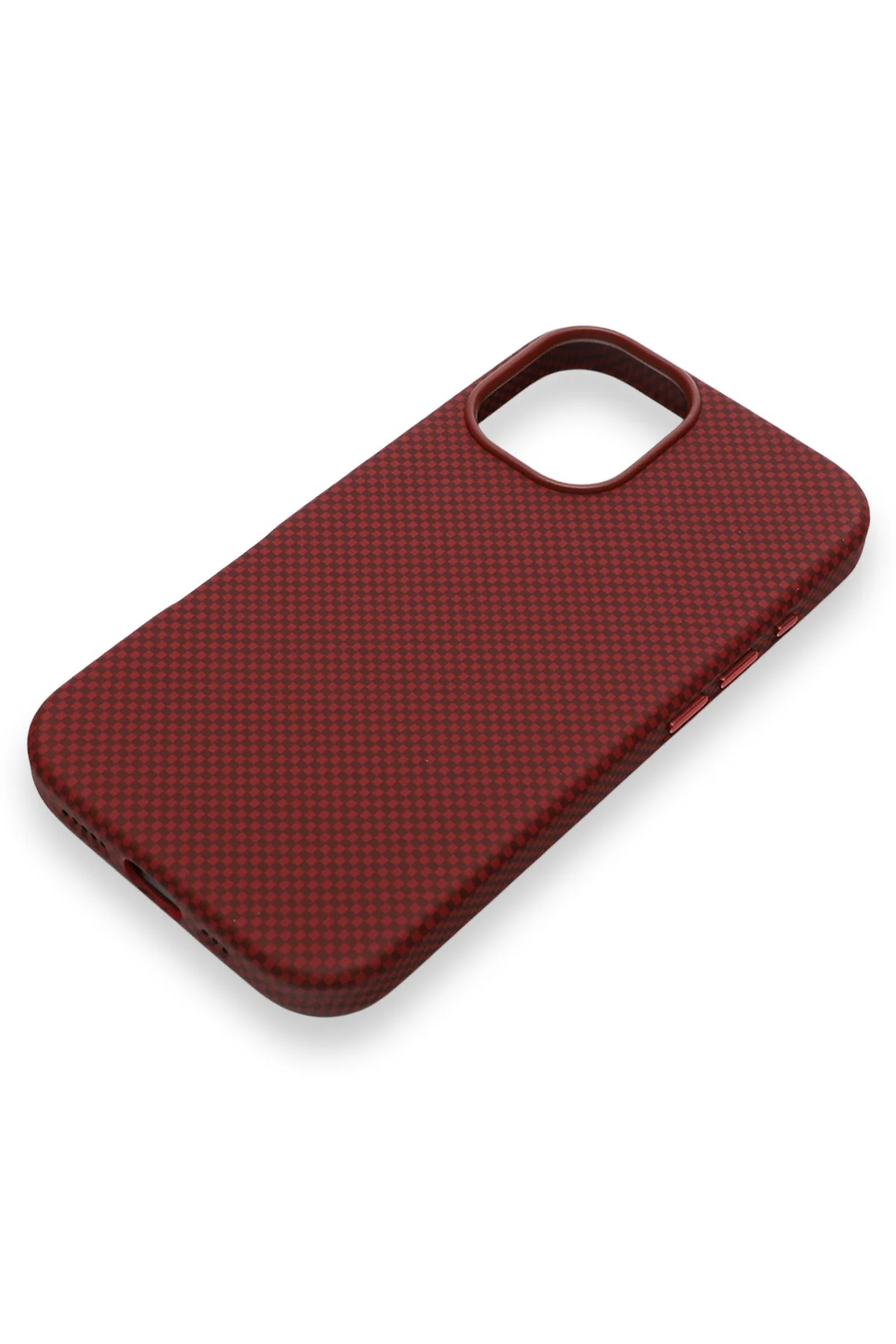 Carbon Weave Magsafe iPhone 17 Magma Kırmızı