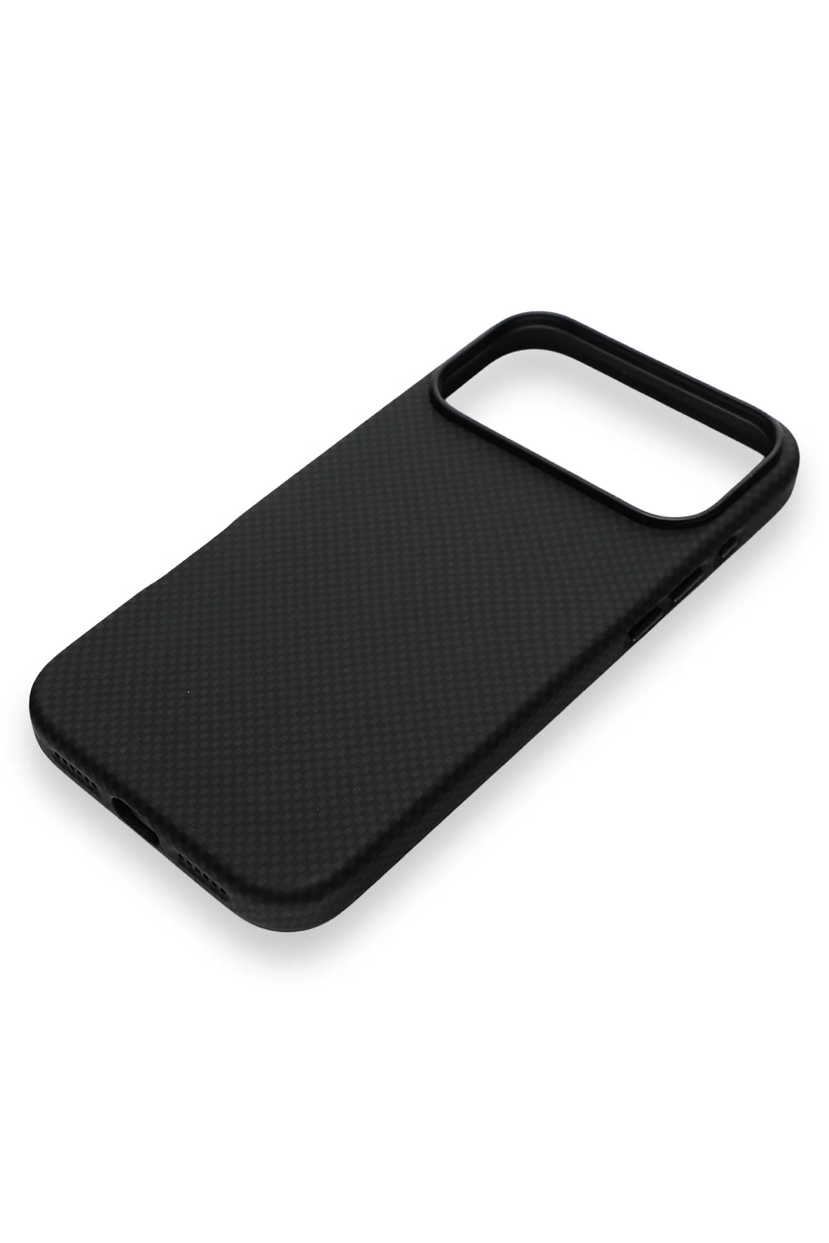 Carbon Weave Magsafe iPhone 17 Pro Saf Karbon Siyah