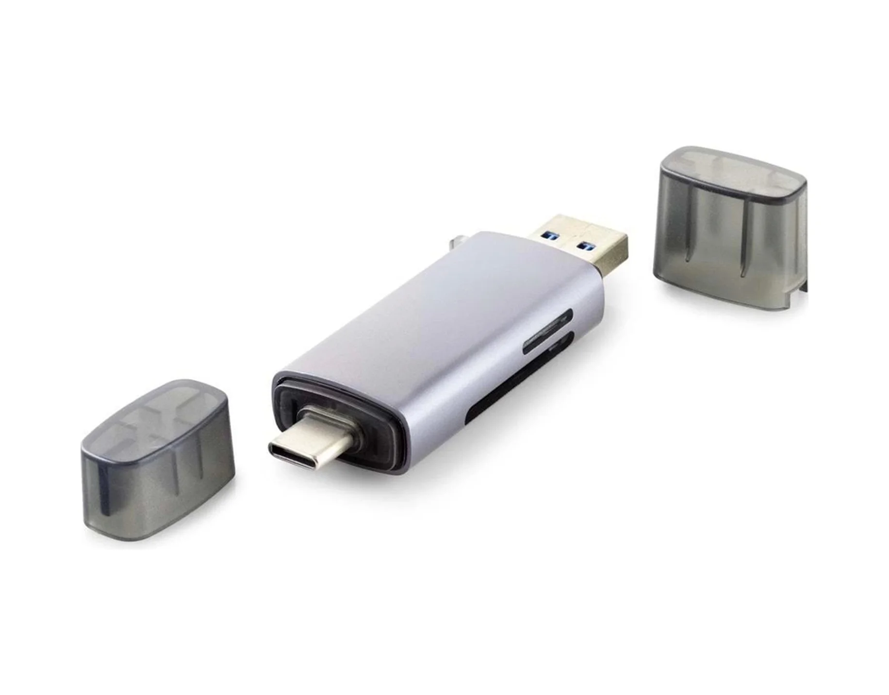 Card Reader Usb3.0 + Type-c All In One Gri Hdx7031