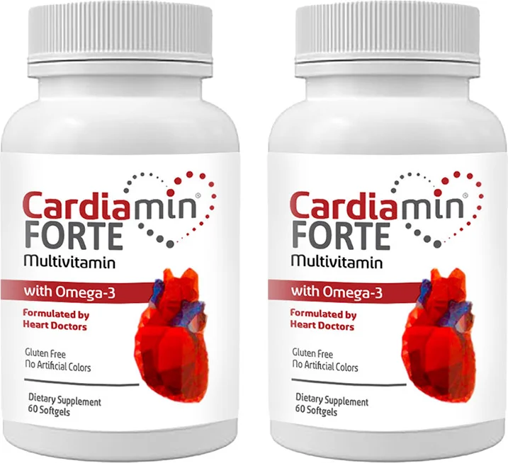 Cardiamin Forte - Multivitaminli Omega-3 Destekleyici Gıda Takviyesi | 60 Soft Jel Kapsül