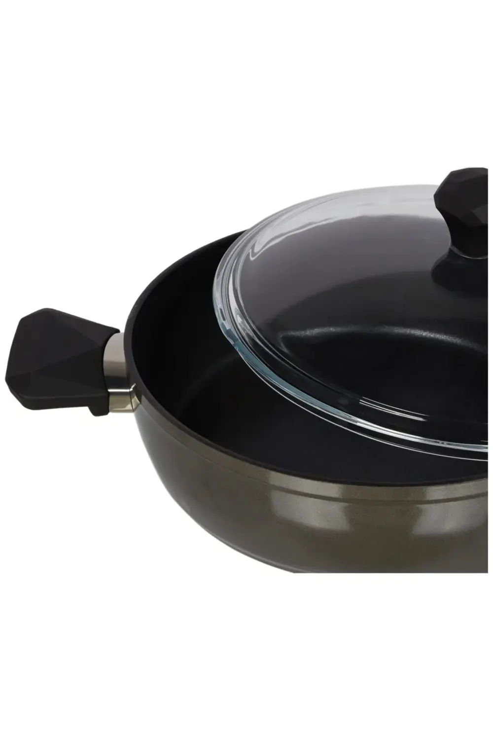 Cardin 1500023294 Graniks Diamond Cook 7 Parça Tencere Seti Gri