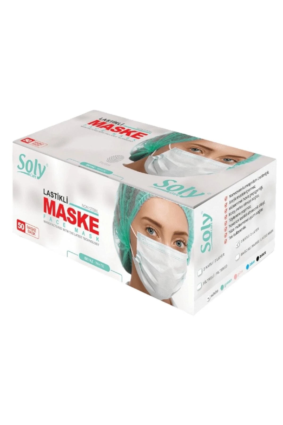 Care 3 Katlı Cerrahi Telli Full Ultrasonik Maske 150 Adet Fiyatı, Yorumları ve Özellikleri