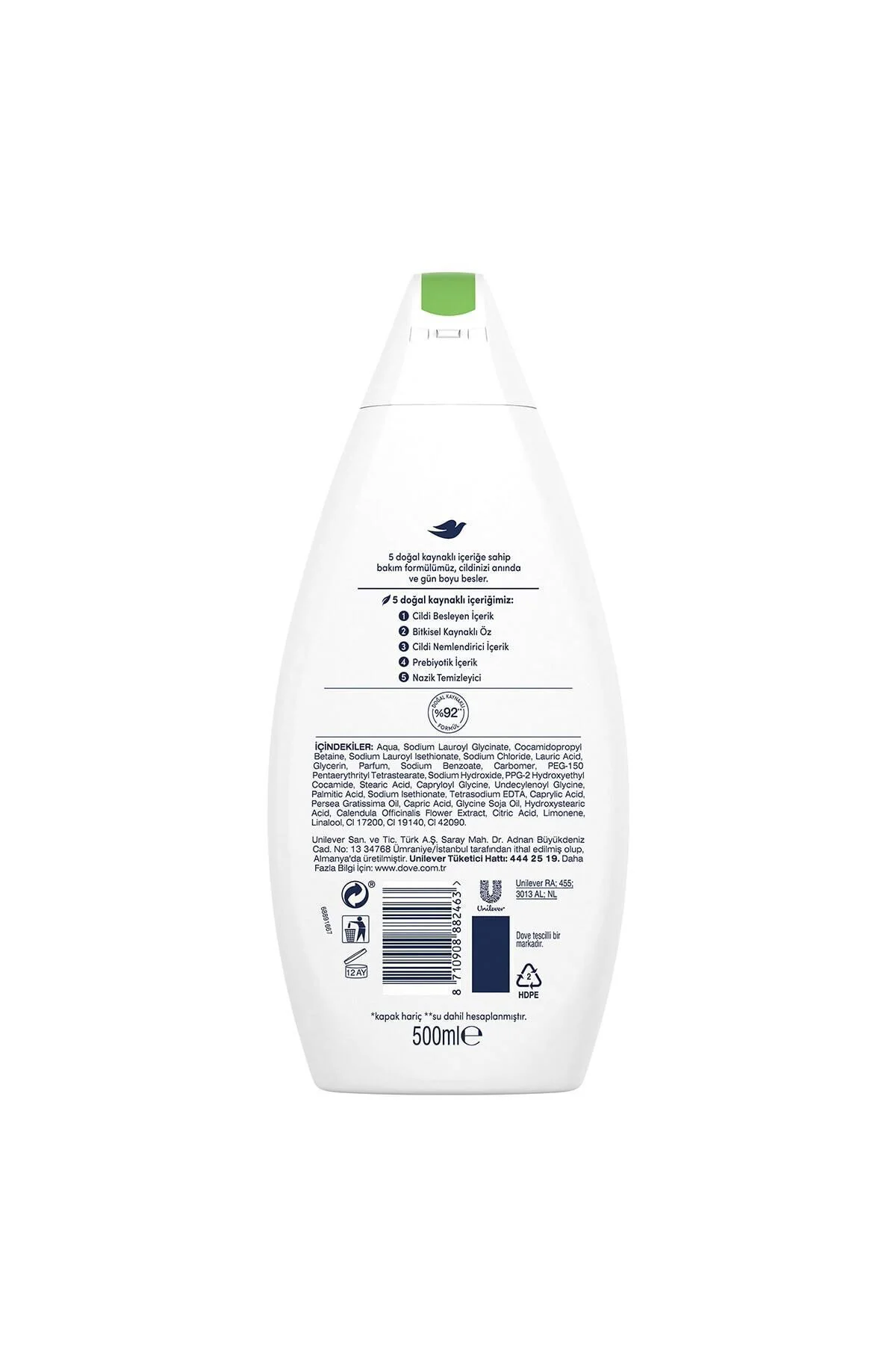 Care By Nature Nemlendirici Duş Jeli Avokado Yağı Ve Kalendula Özü Canlandırıcı 500 ml