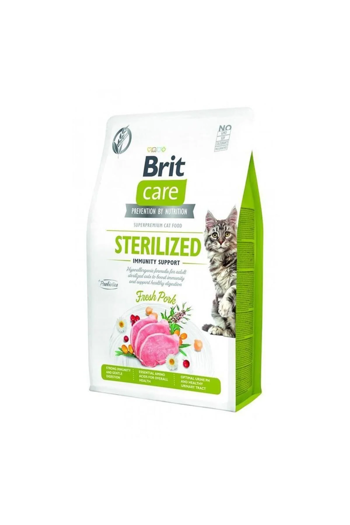 Care Immunity Support Domuz Etli Kısırlaştırılmış Kedi Maması 2kg Care Immunity Support Domuz Etli Kısırlaştırılmış Kedi Maması 2kg