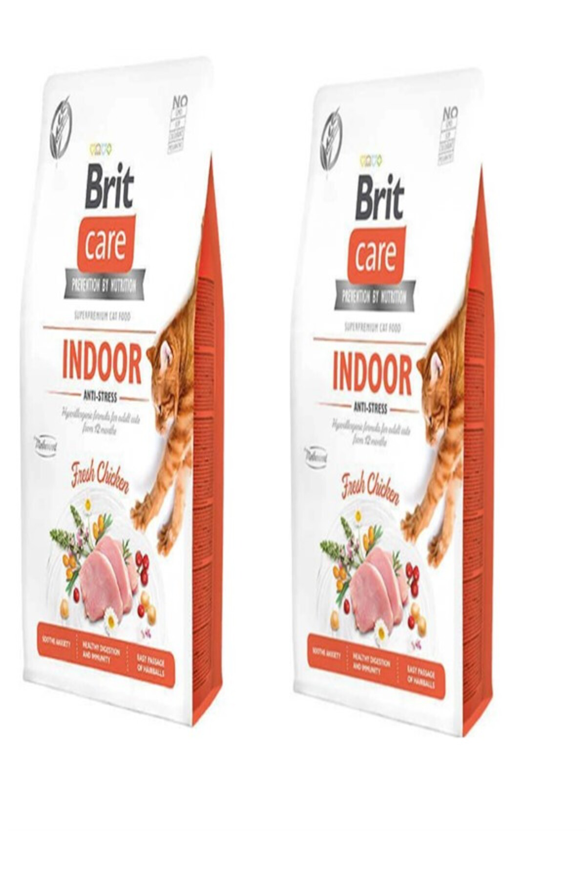 Care Indoor Stres Azaltıcı Ev Kedileri için Tahılsız Yetişkin Ked