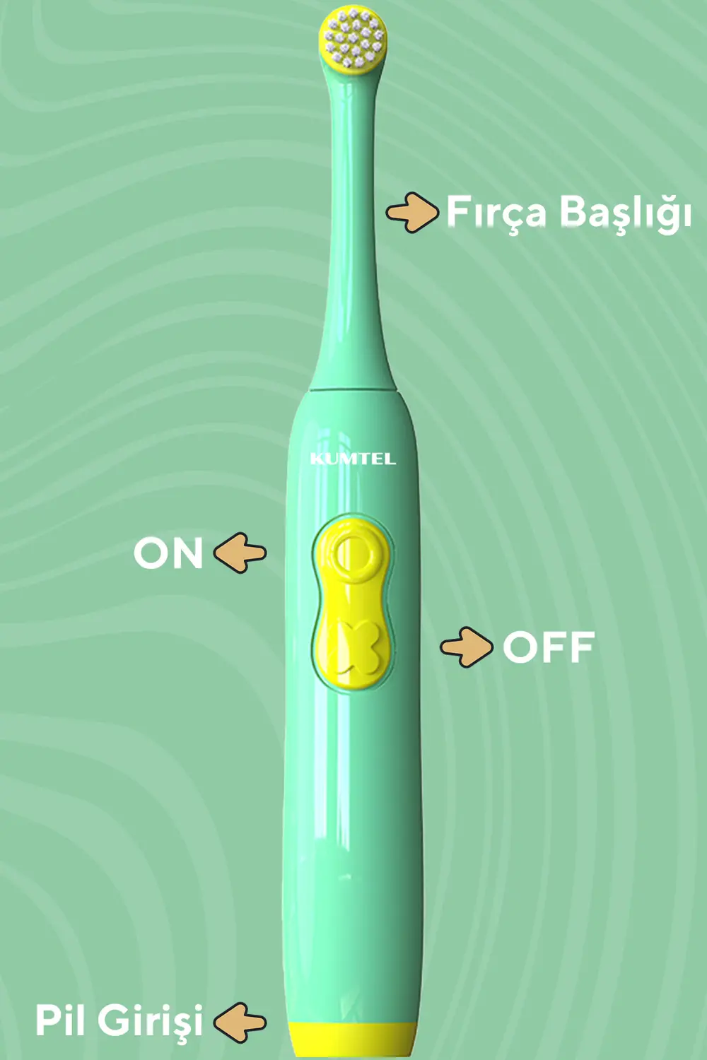 Kumtel Caremi Pilli Çocuk Diş Fırçası Ctb-03 Kumtel Caremi Pilli Çocuk Diş Fırçası Ctb-03