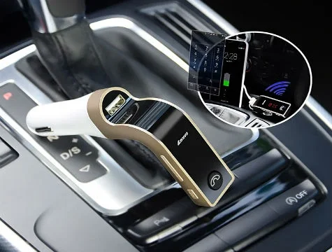 Carg7 Bluetooth Araç Fm Transmitter Usb Girişli Carg7 Bluetooth Araç Fm Transmitter Usb Girişli