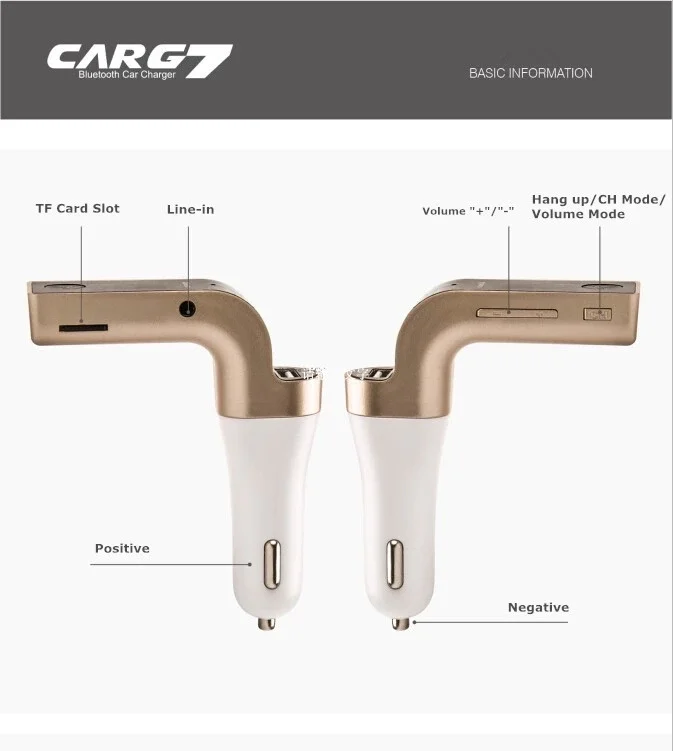 Carg7 Bluetooth Araç Fm Transmitter Usb Girişli Fiyatı, Yorumları ve Özellikleri