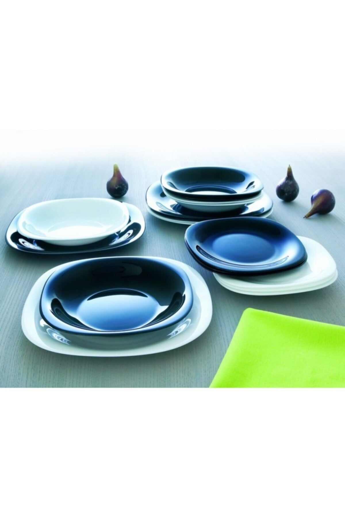 Carine Siyah Madame Luda 6 Adet 19 Cm Tatlı & Pasta & Meyve Tabağ