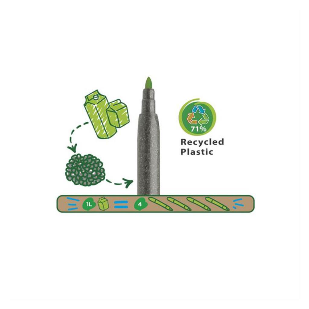 Carioca Eco Family Joy Süper Yıkanabilir Keçeli Boya Kalemi 12'Li Carioca Eco Family Joy Süper Yıkanabilir Keçeli Boya Kalemi 12'Li