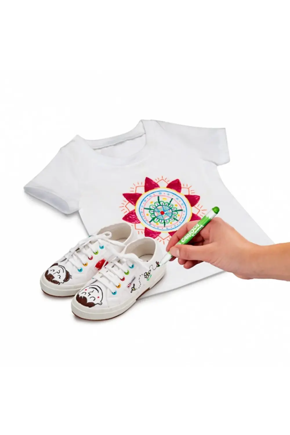 Carioca Fabric Liner Kumaş Keçeli Boyama Kalemi 10'lu