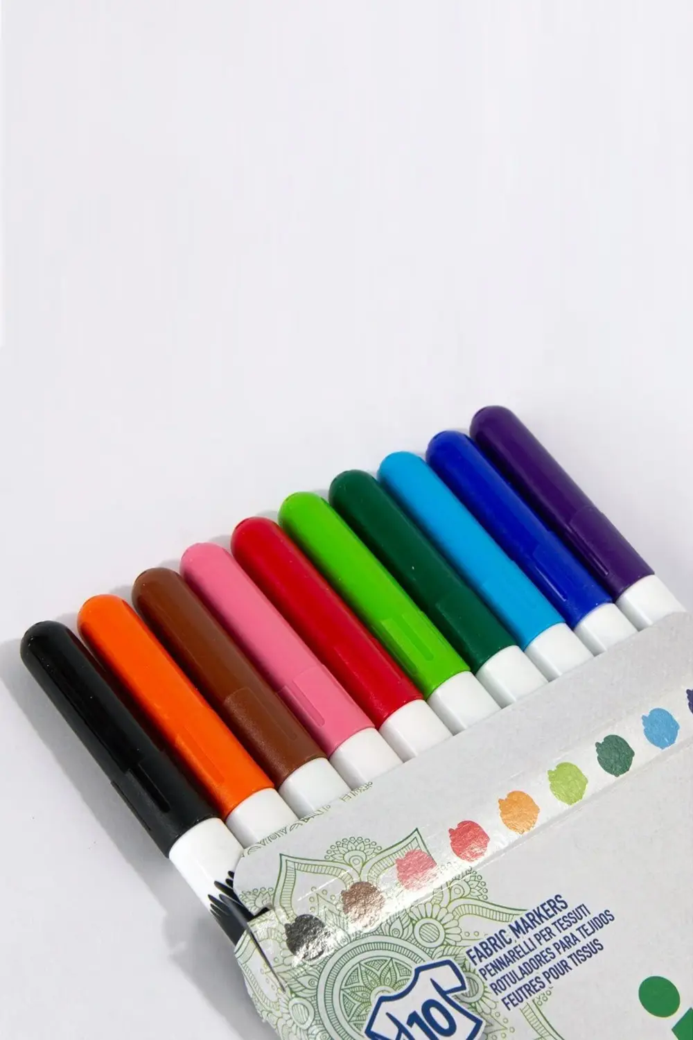 Carioca Fabric Liner Kumaş Keçeli Boyama Kalemi 10'lu