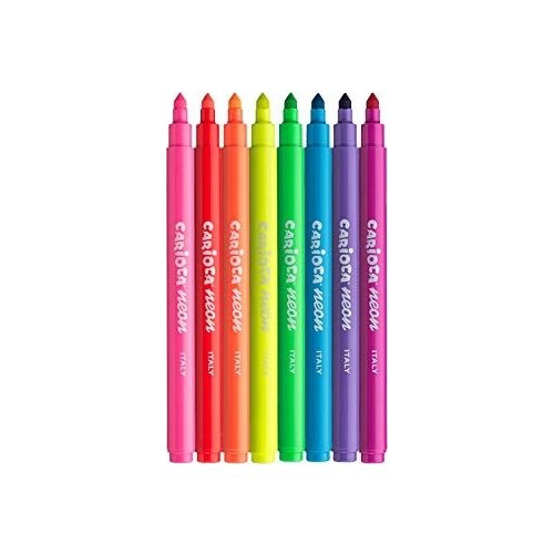 Carioca Fosforlu Yıkanabilir Keçeli Boya Kalemi 8'Li Carioca Fosforlu Yıkanabilir Keçeli Boya Kalemi 8'Li