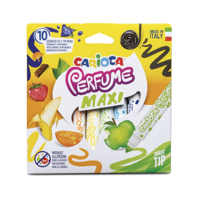 Carioca Kokulu Jumbo Keçeli Boya Kalemi 10'Lu Carioca Kokulu Jumbo Keçeli Boya Kalemi 10'Lu
