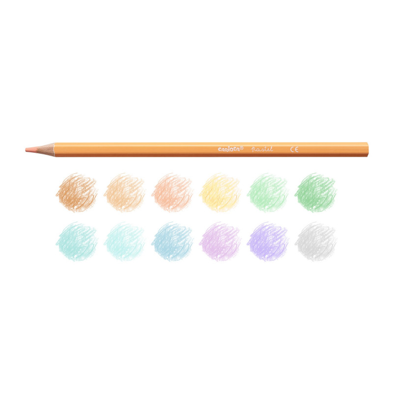 Carioca Pastel Renk Kuru Boya Kalemi 12'Li Carioca Pastel Renk Kuru Boya Kalemi 12'Li