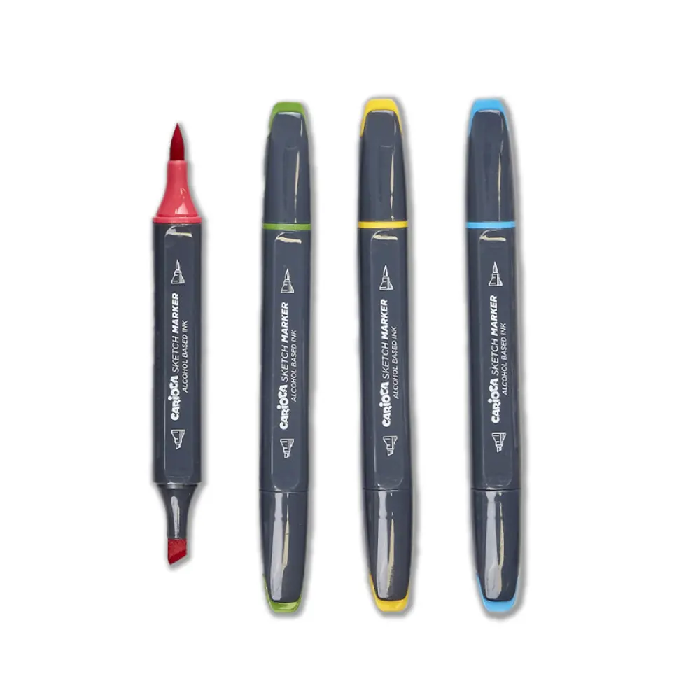 CARİOCA PLUS MARKER ÇİFT TARAFLI ÇİZİM KALEMİ 80 RENK CARİOCA PLUS MARKER ÇİFT TARAFLI ÇİZİM KALEMİ 80 RENK