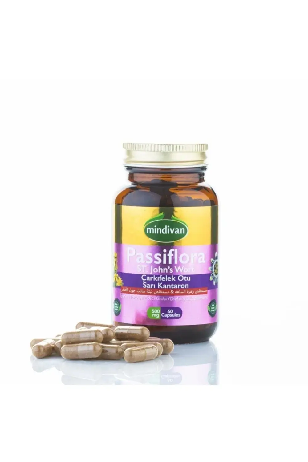 Çarkıfelek Otu&kantaron Ekstreli 60 Kapsül 500mg 2Adet