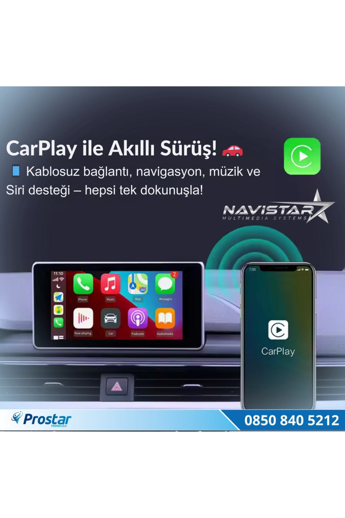 Navistar Carlinkit Carplay Cpc-200-U2w-Plus (Glossy Version)