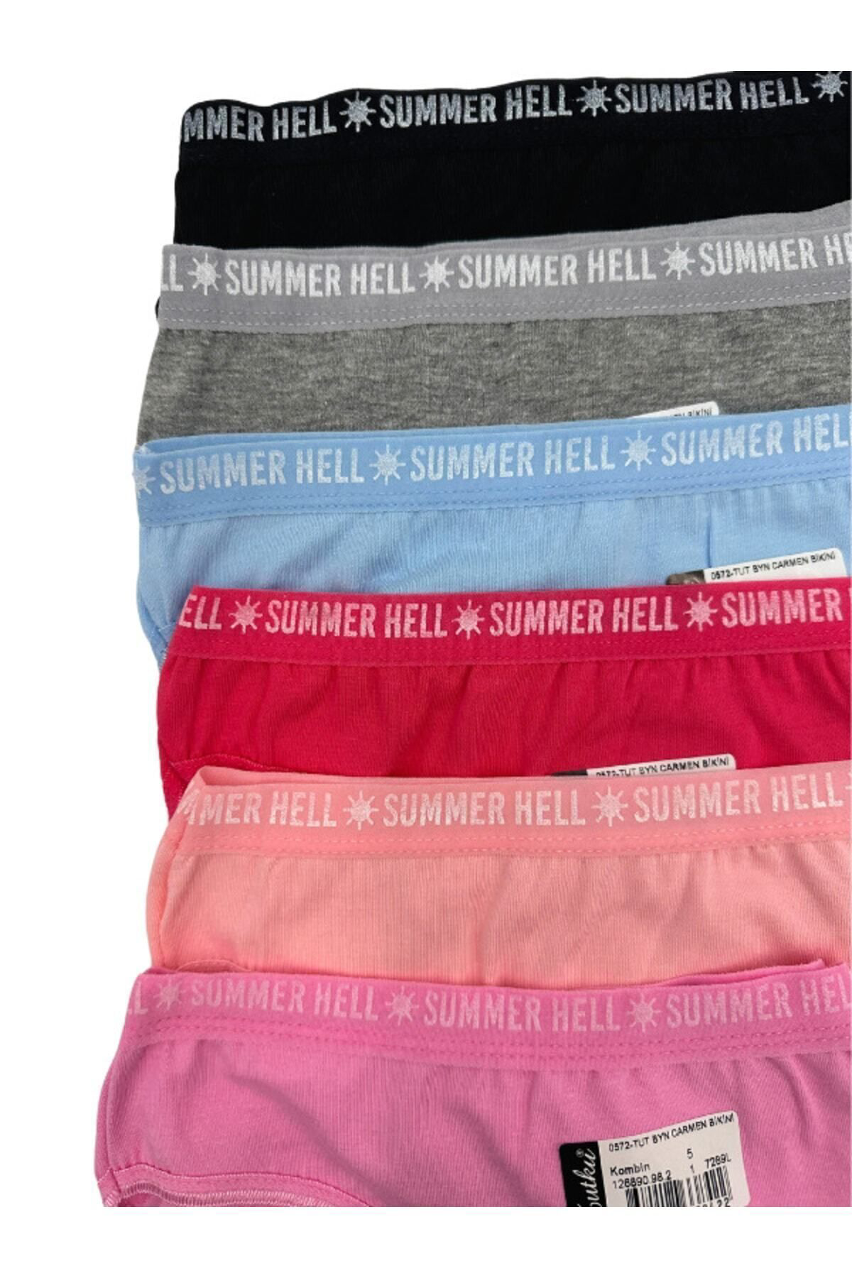 Tutku Carmen 3'Lü Bikini Külot 7289L 126890