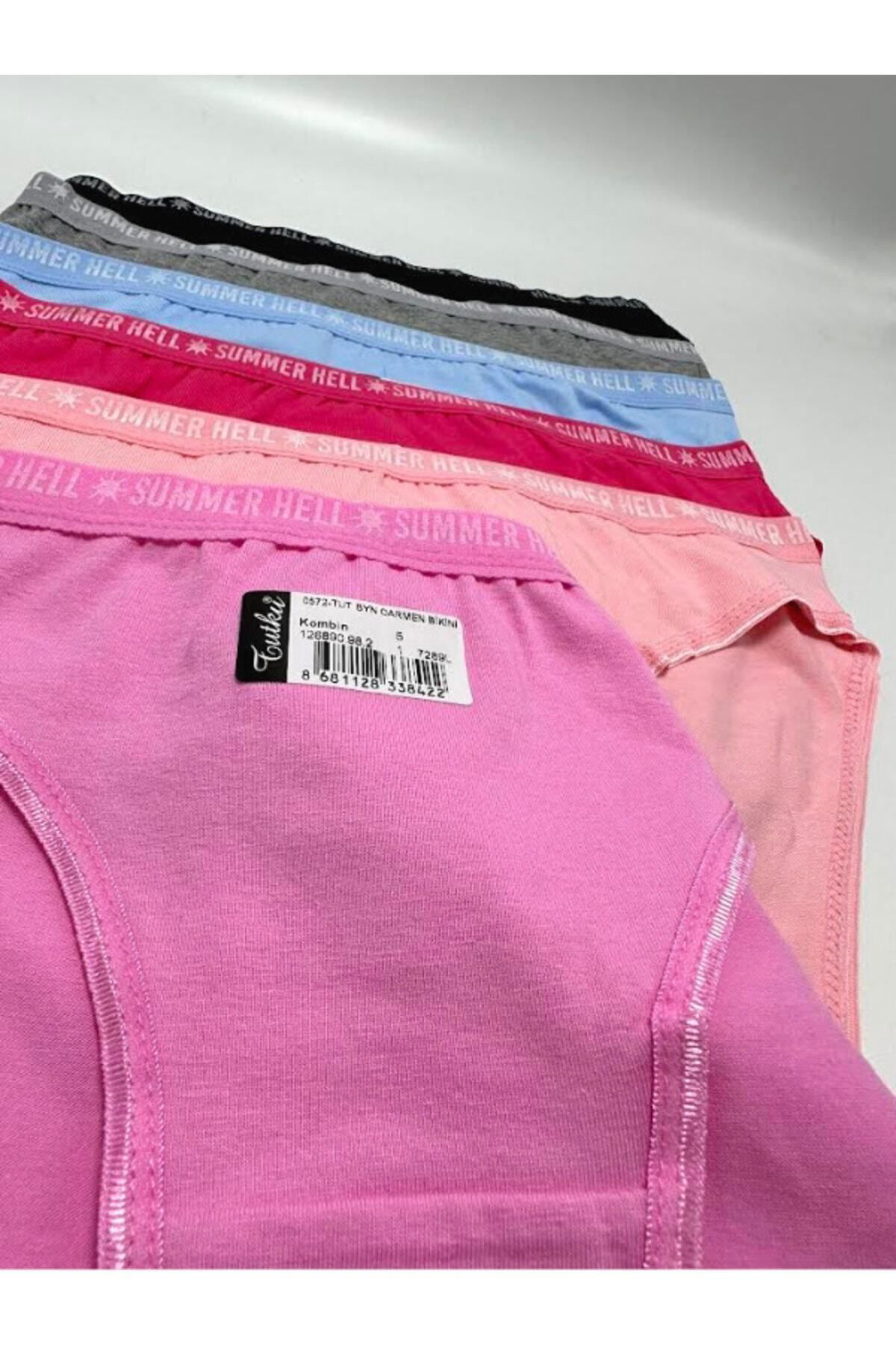 Tutku Carmen 3'Lü Bikini Külot 7289L 126890