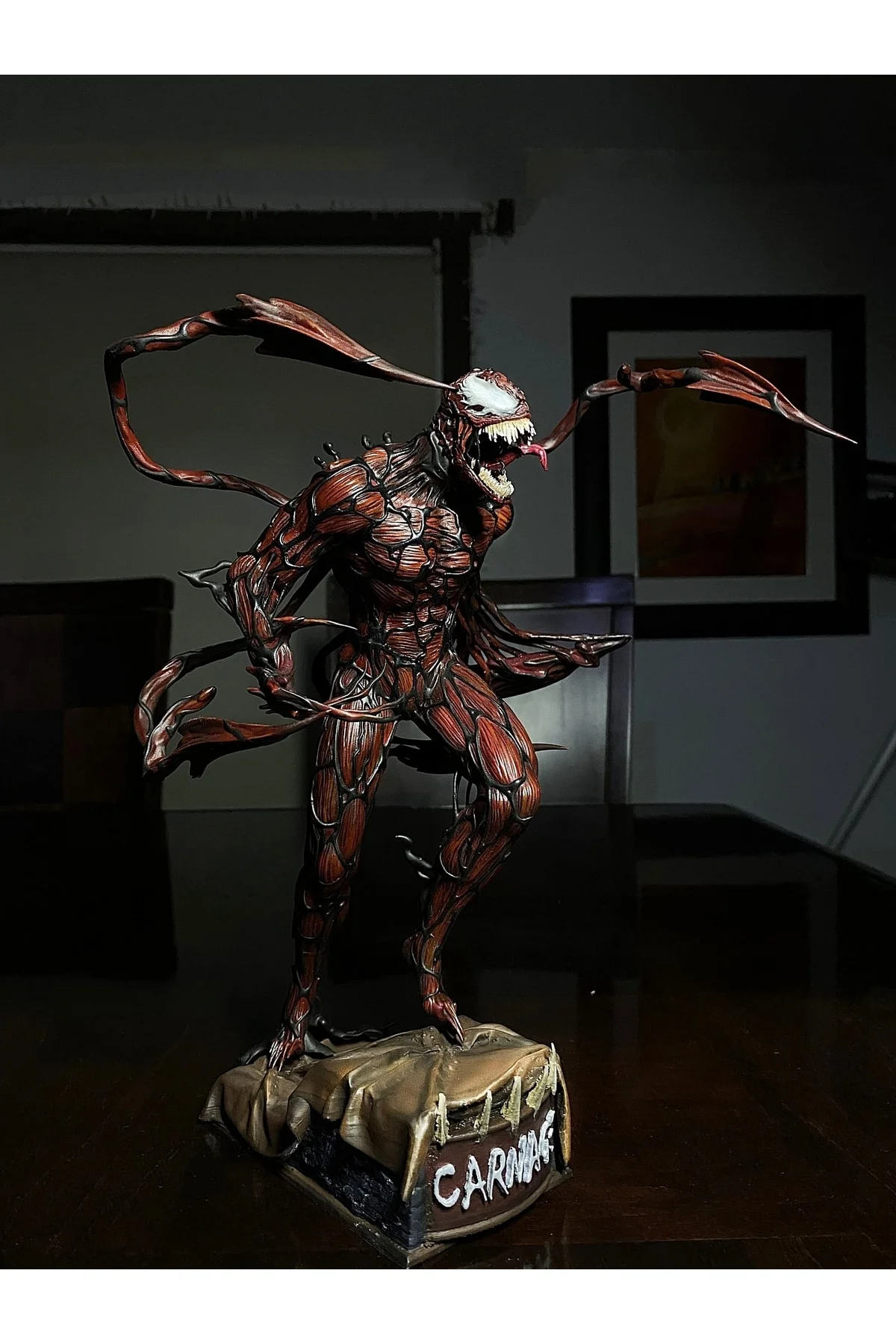 Carnage Katliam Boyalı Figür 25 Cm (büyük Boy)