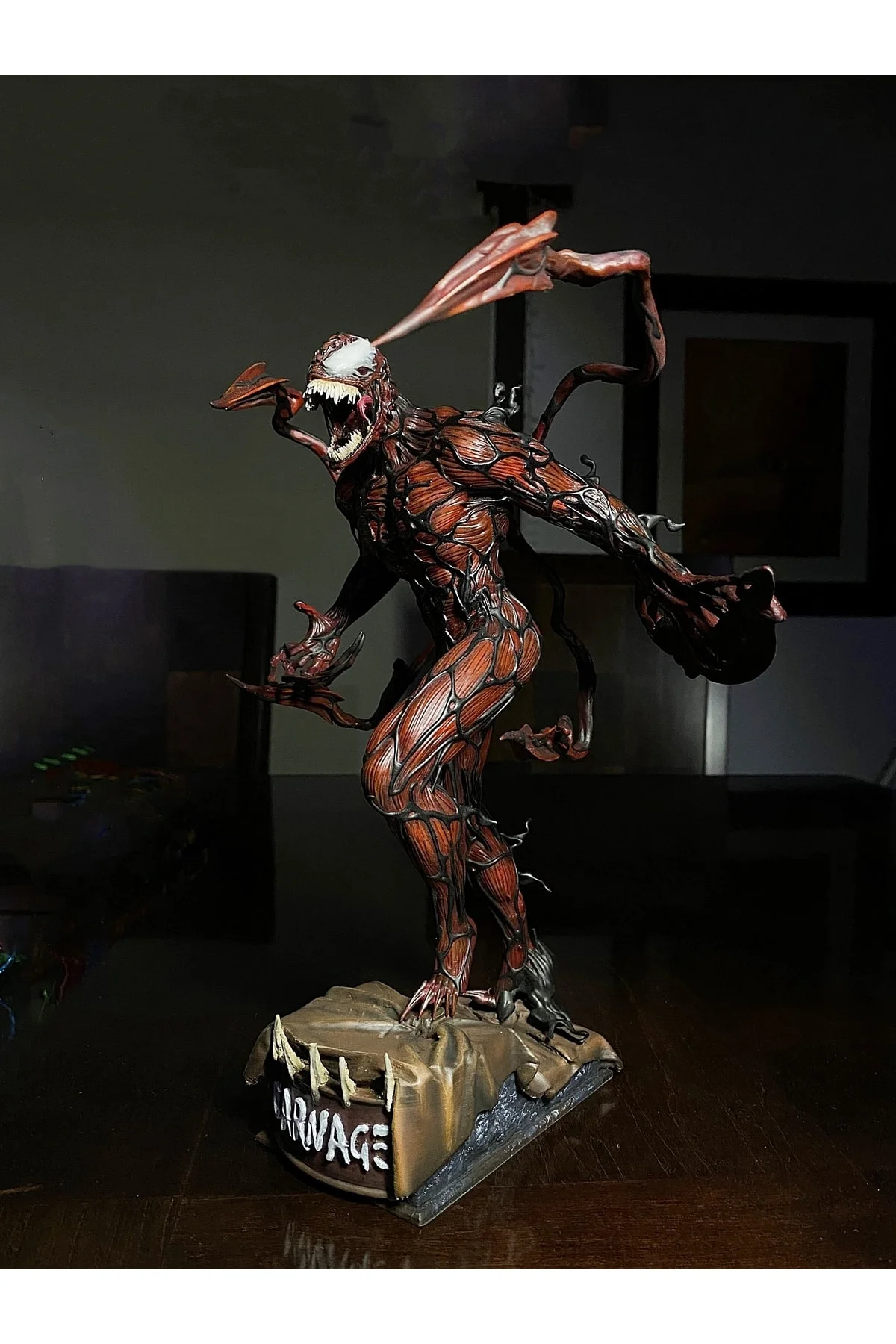 Carnage Katliam Boyalı Figür 25 Cm (büyük Boy)