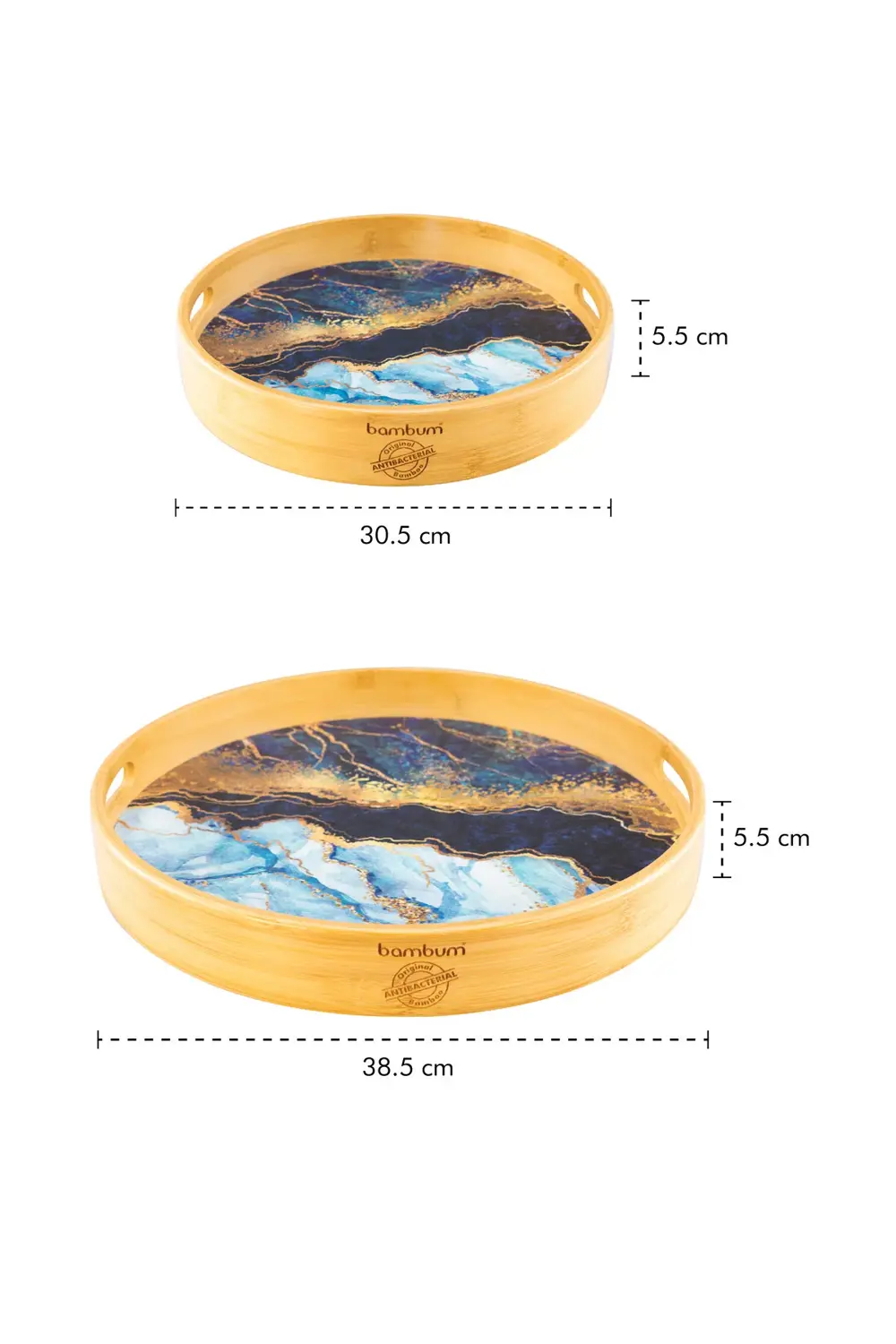 Carnell  2'li Yuvarlak Tepsi