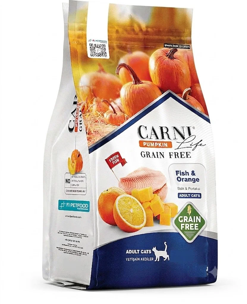 Carni Life Tahılsız Pumpkin Adult Balık Etli & Portakallı Yetişki Carni Life Tahılsız Pumpkin Adult Balık Etli & Portakallı Yetişki