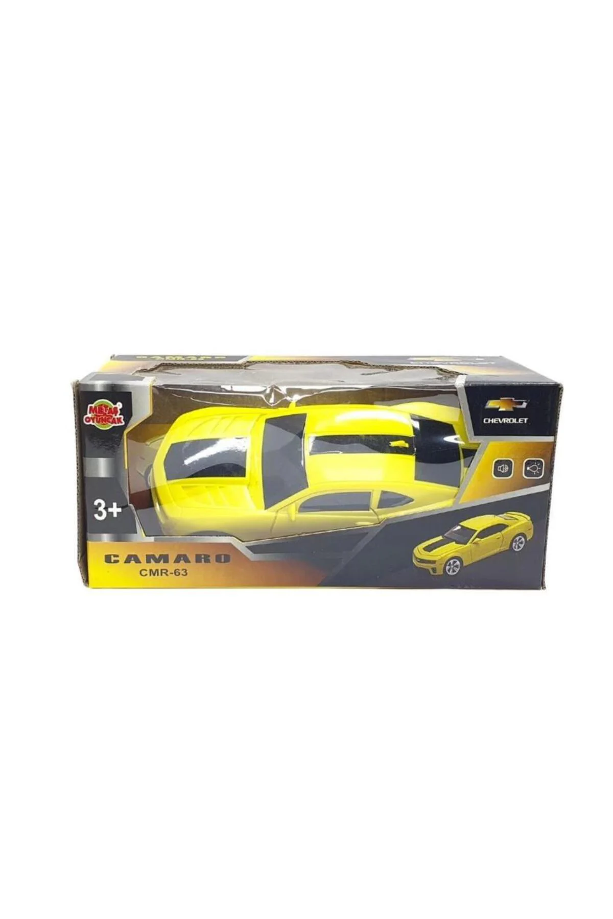 Çarp Dön Işıklı Sesli Camaro - CMR-063 (Lisinya)