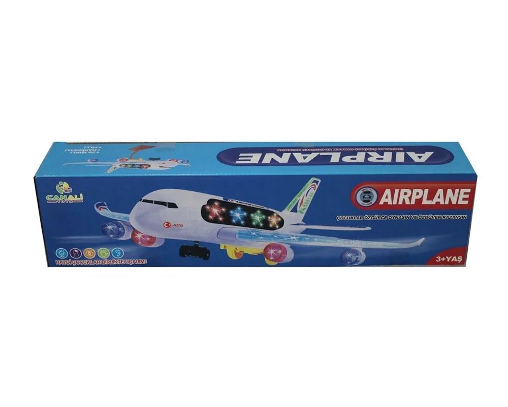 Çarp Dön Işıklı Sesli Büyük Uçak - CNL-A330 - 1 ADET Fiyatı, Yorumları ve Özellikleri