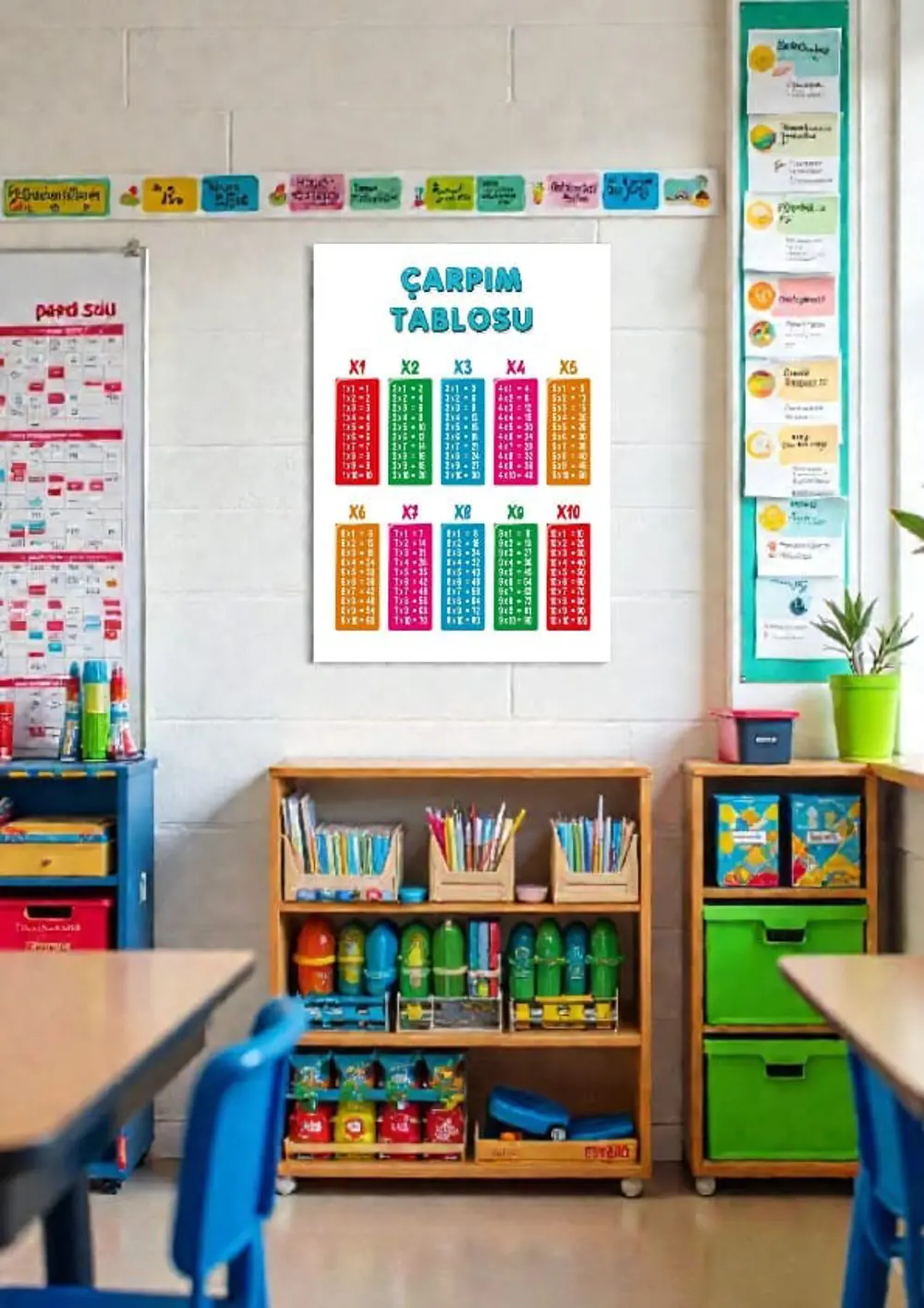 Çarpım Tablosu Öğrenme - Çarpım Tablosu 21x30 MDF Tablo Çarpım Tablosu Öğrenme - Çarpım Tablosu 21x30 MDF Tablo