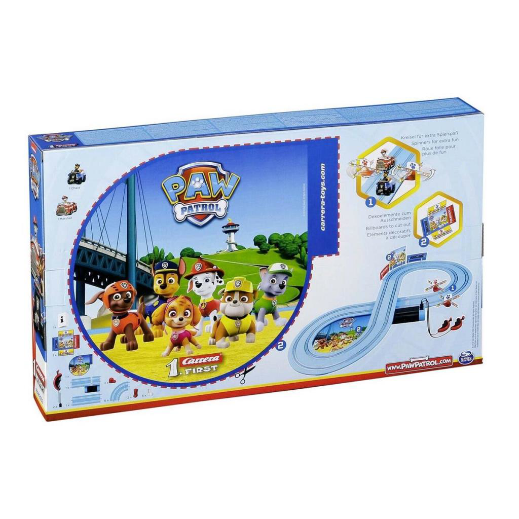 Carrera First Paw Patrol Chase ve Marshall Yarış Pisti Carrera First Paw Patrol Chase ve Marshall Yarış Pisti