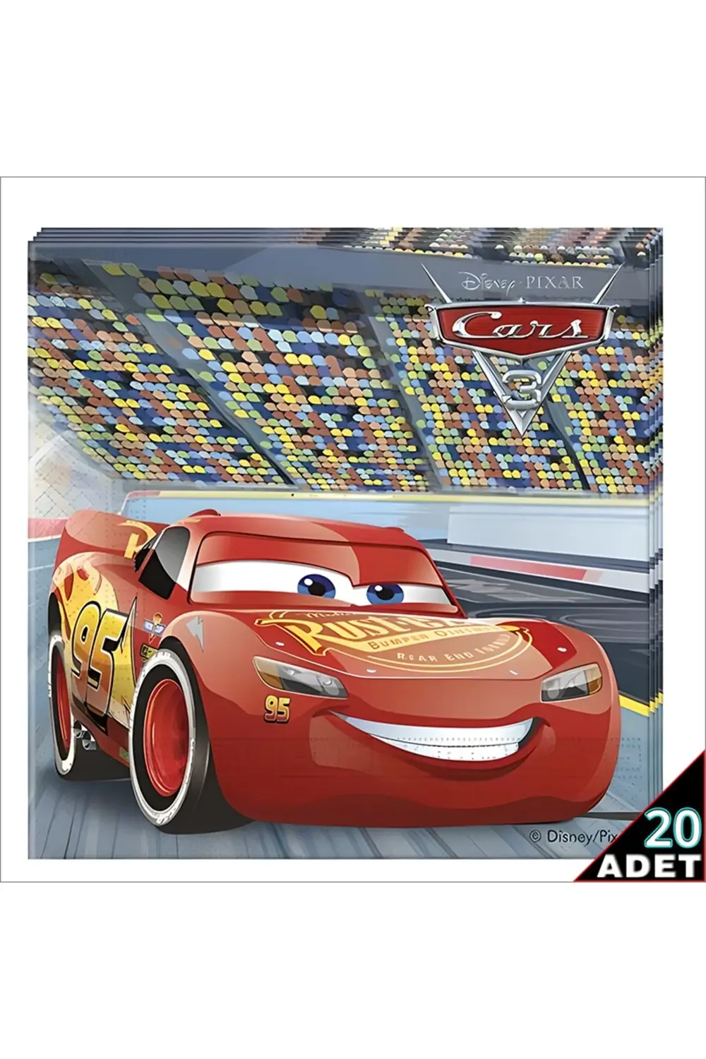 Cars 3 - Peçete - 20 Adet