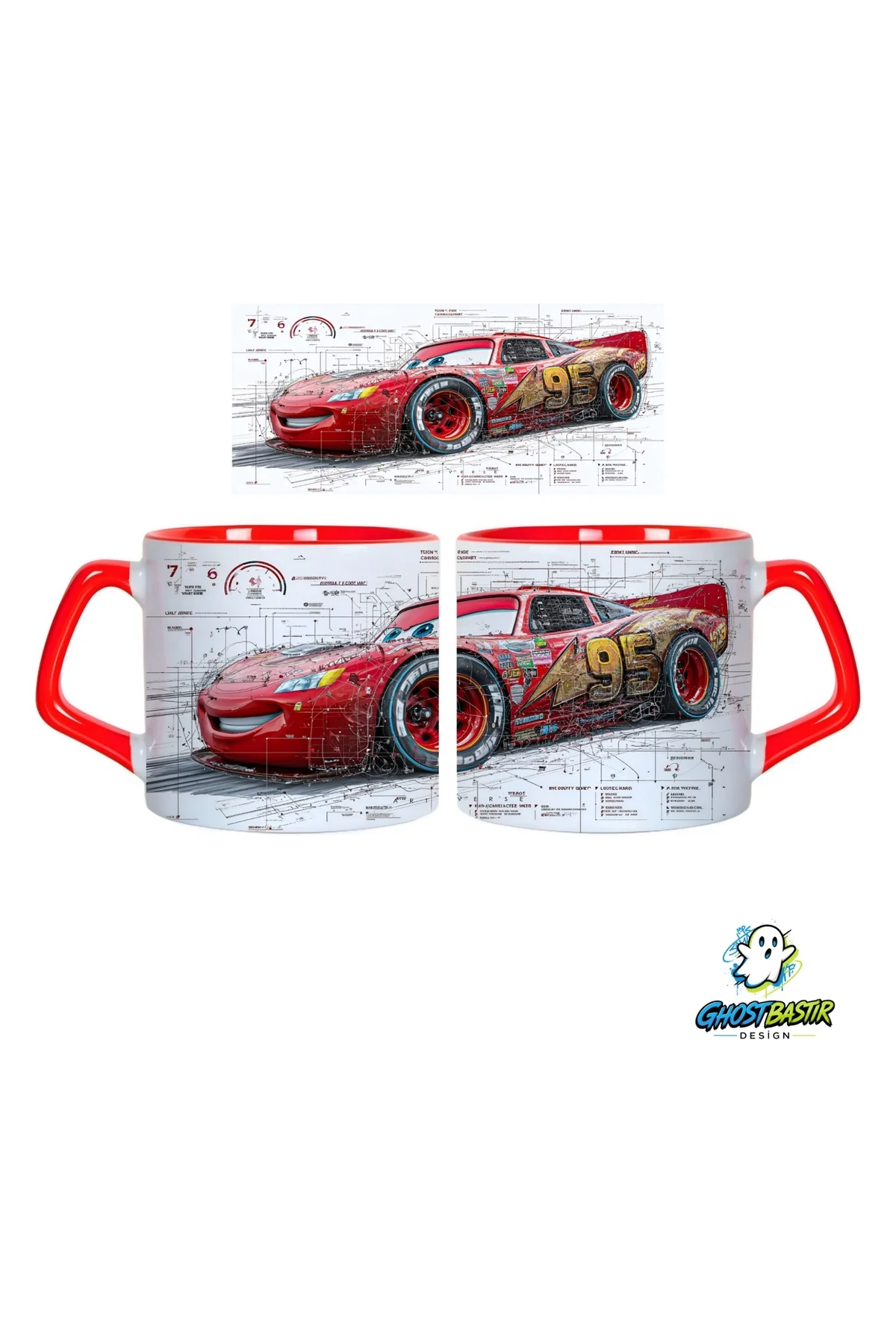 Cars Mcqueen Kupa Bardak | Tek Adet 0974
