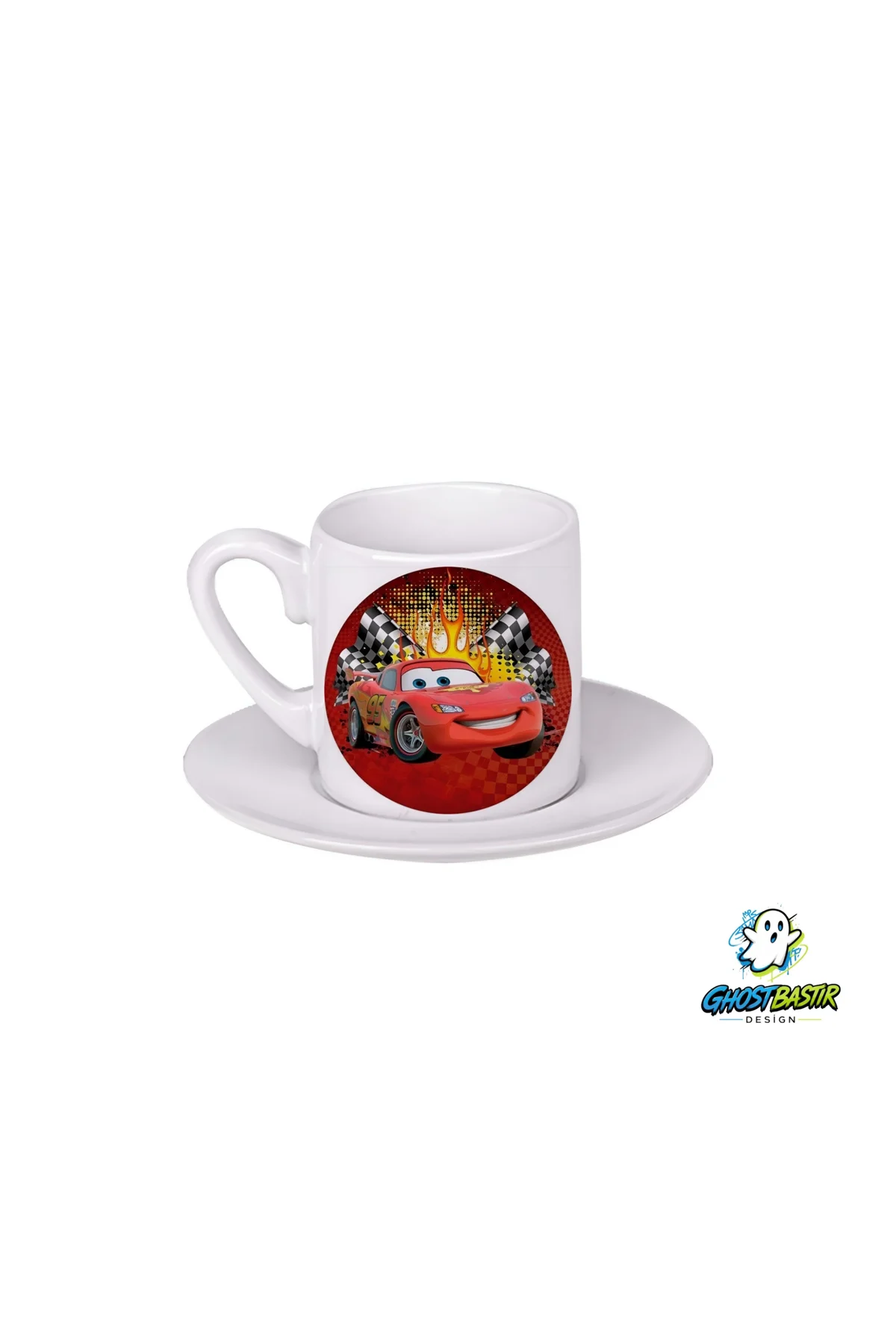Cars Mcqueen Türk Kahvesi Fincanı 0113