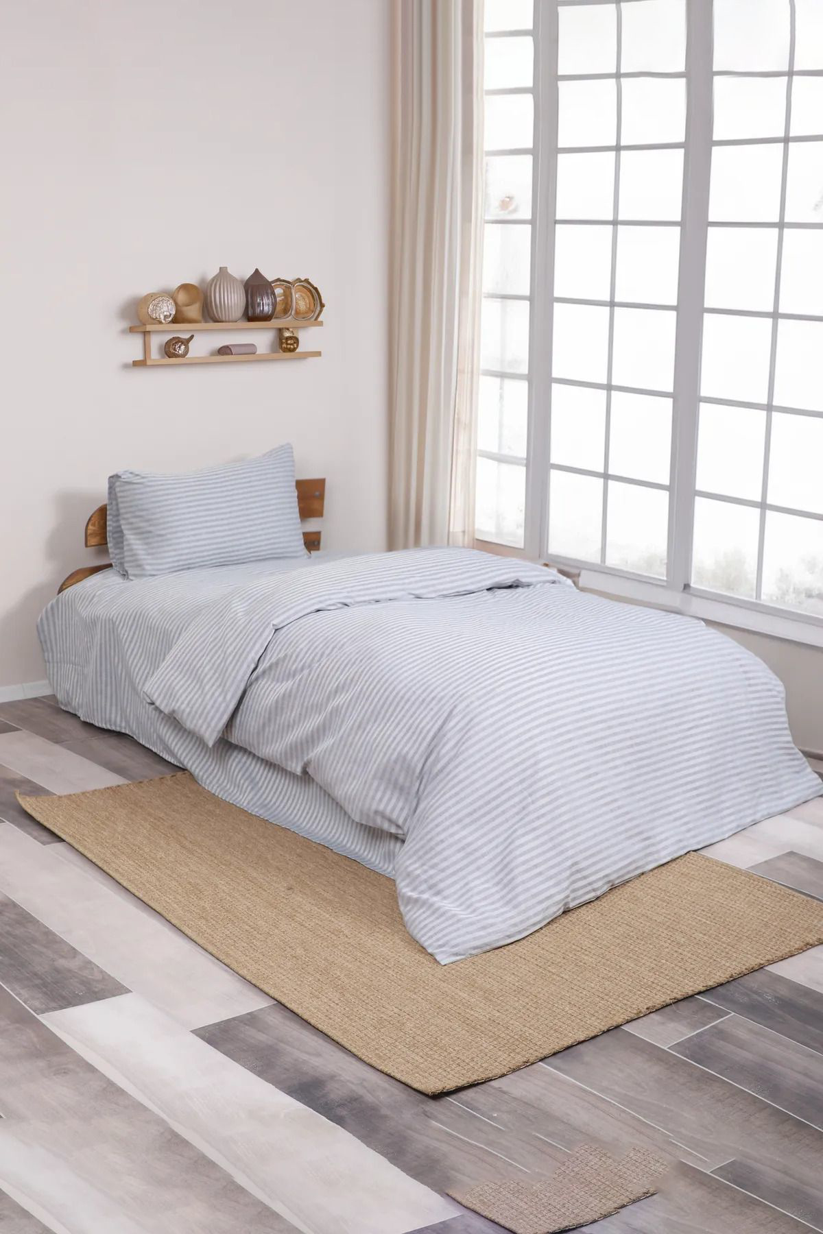 Beautiful Bird Çarşaflı Tek Kişilik Nevresim Takımı Pamuklu