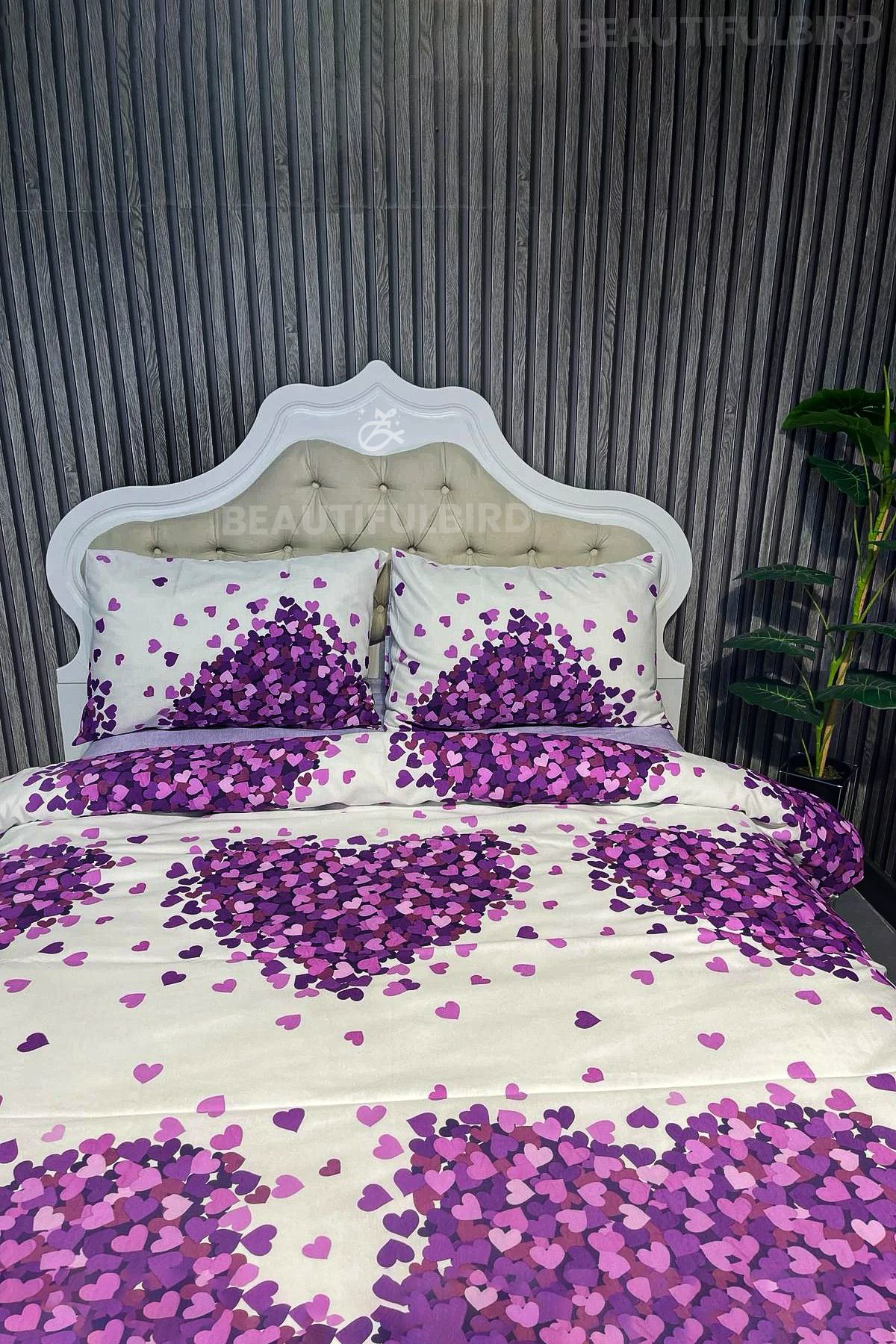 Beautiful Bird Çarşaflı Tek Kişilik Nevresim Takımı Pamuklu