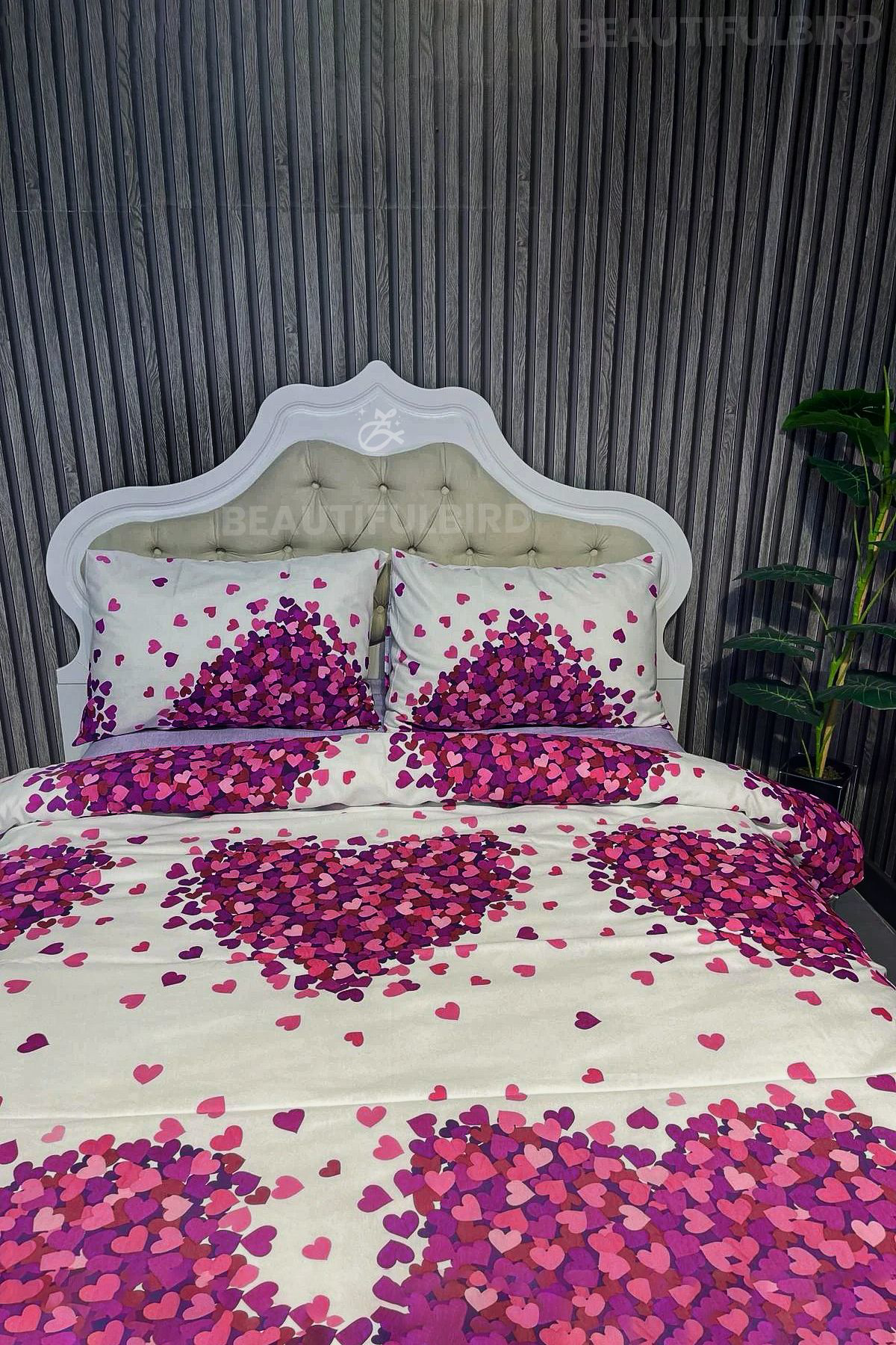 Beautiful Bird Çarşaflı Tek Kişilik Nevresim Takımı Pamuklu