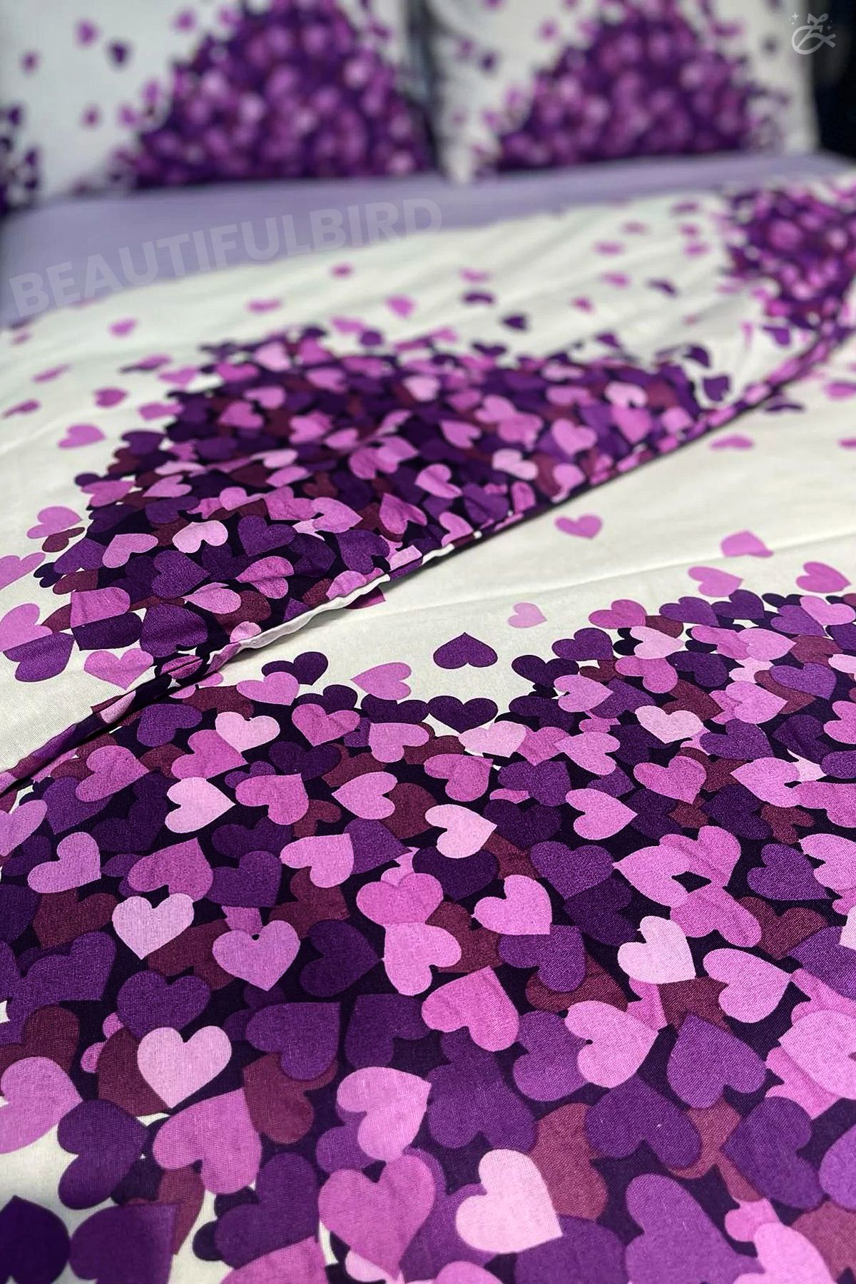 Beautiful Bird Çarşaflı Tek Kişilik Nevresim Takımı Pamuklu