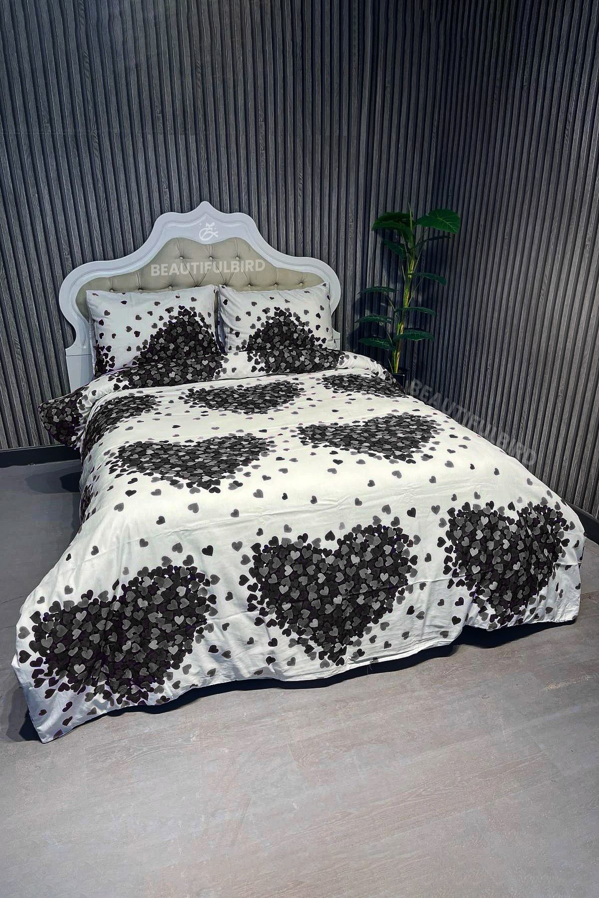 Beautiful Bird Çarşaflı Tek Kişilik Nevresim Takımı Pamuklu