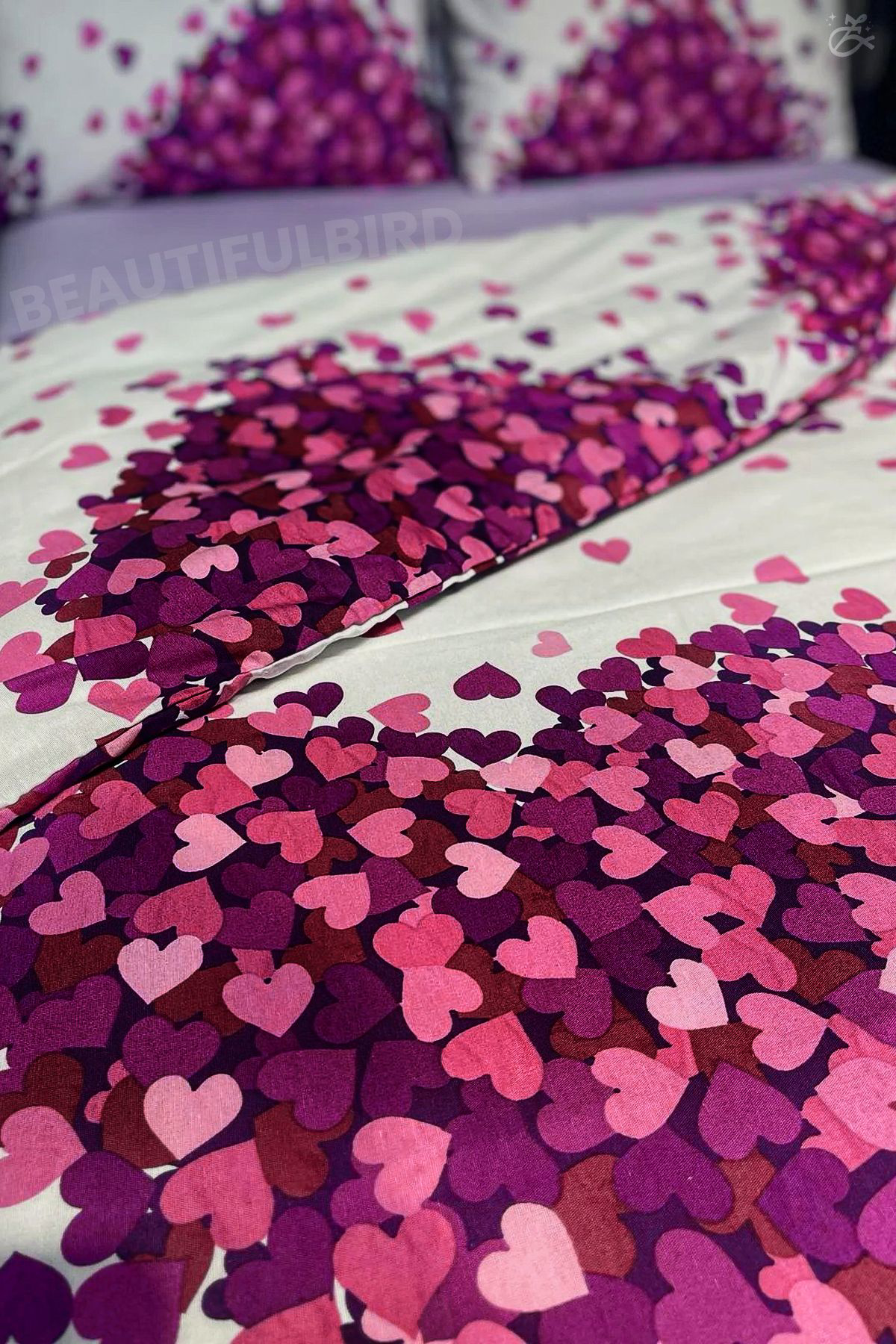 Beautiful Bird Çarşaflı Tek Kişilik Nevresim Takımı Pamuklu