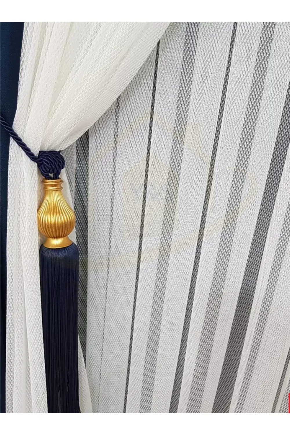 Cartıer Lux Sedef Jakar Modern Yeni Moda Kırışmaz Tül Perde Yükse