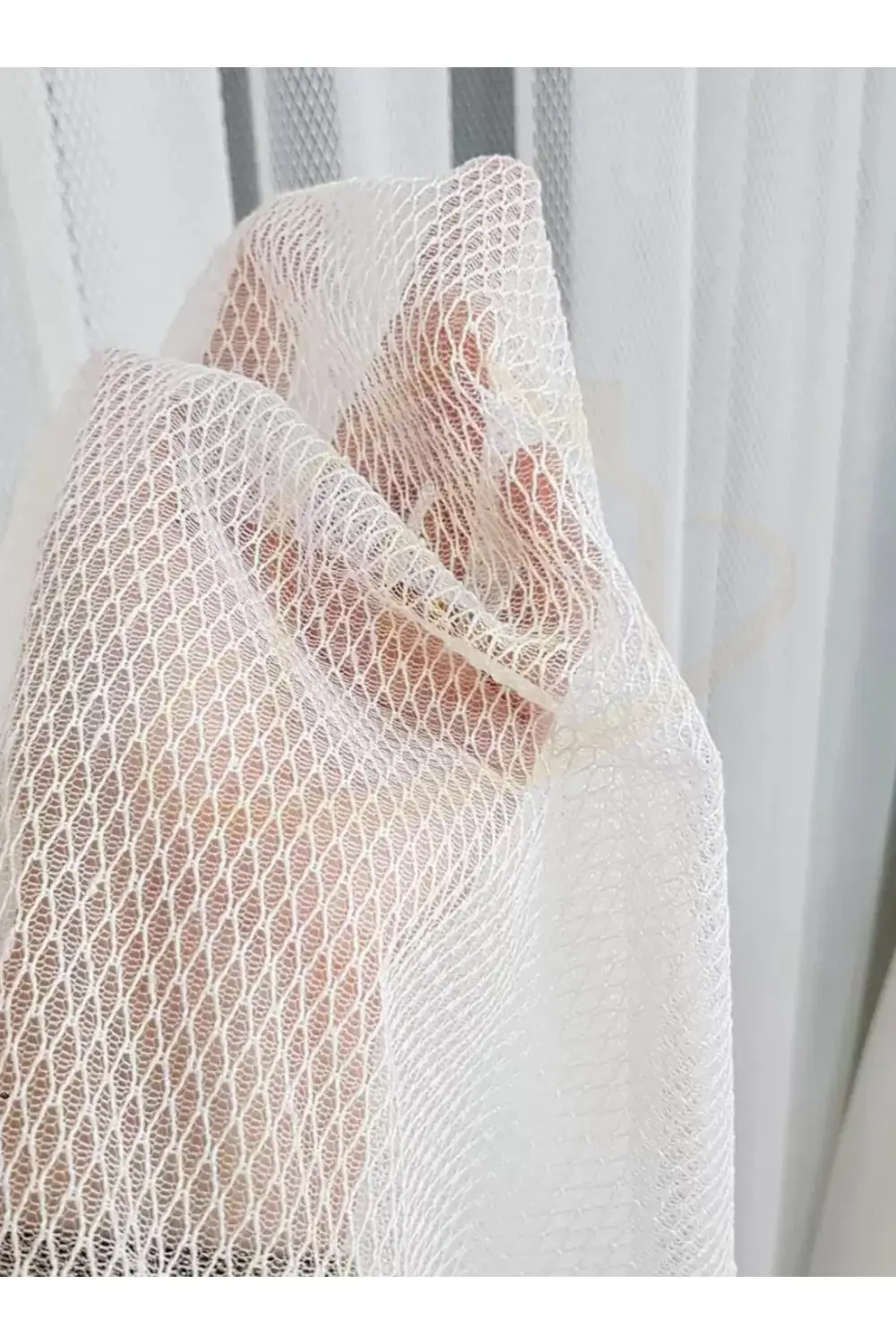 Cartıer Lux Sedef Jakar Modern Yeni Moda Kırışmaz Tül Perde Yükse