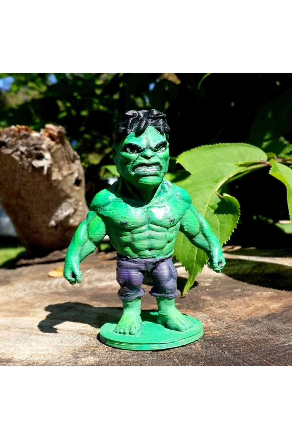 Cartoon Hulk Boyalı Figür 15 cm