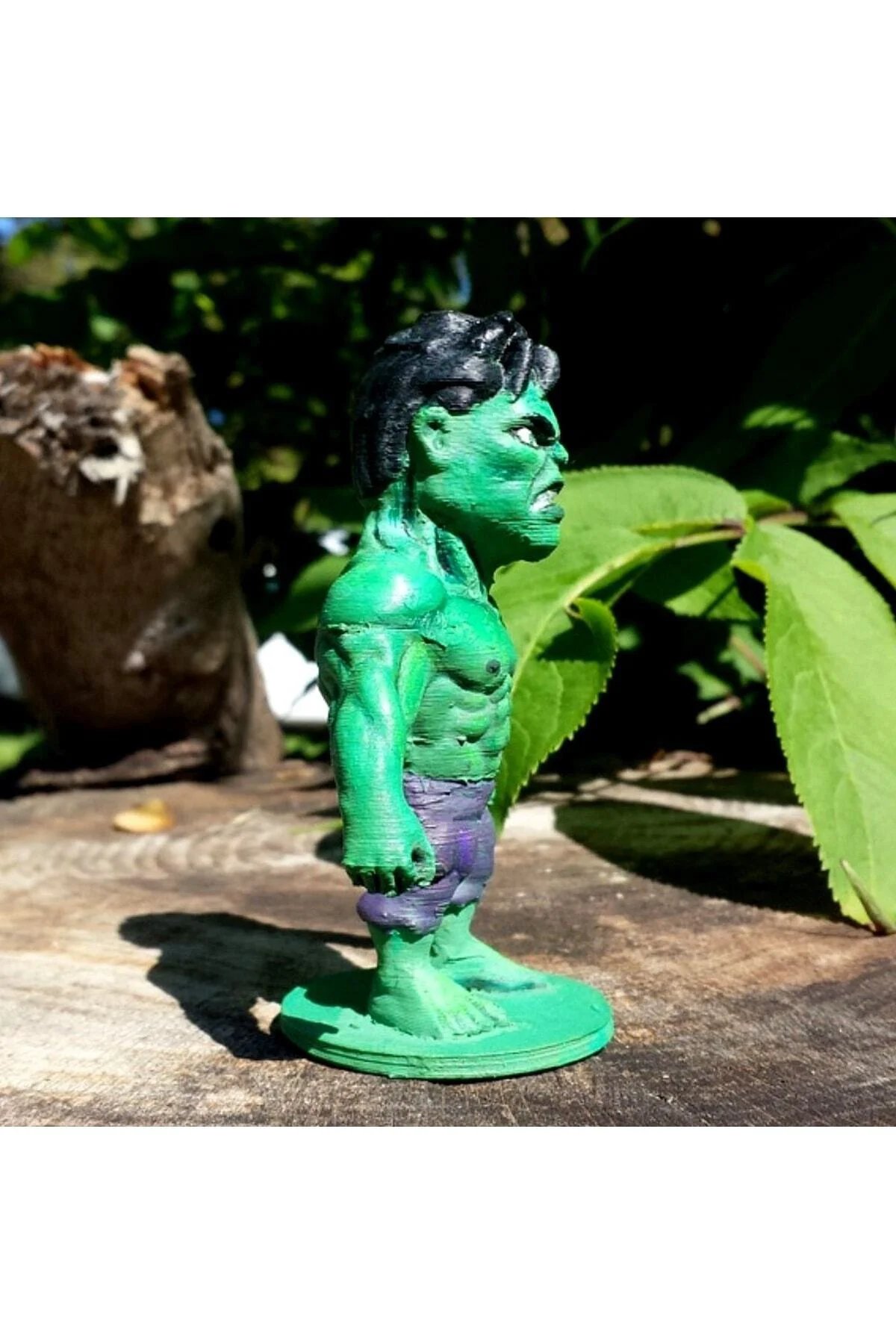 Cartoon Hulk Boyalı Figür 15 cm