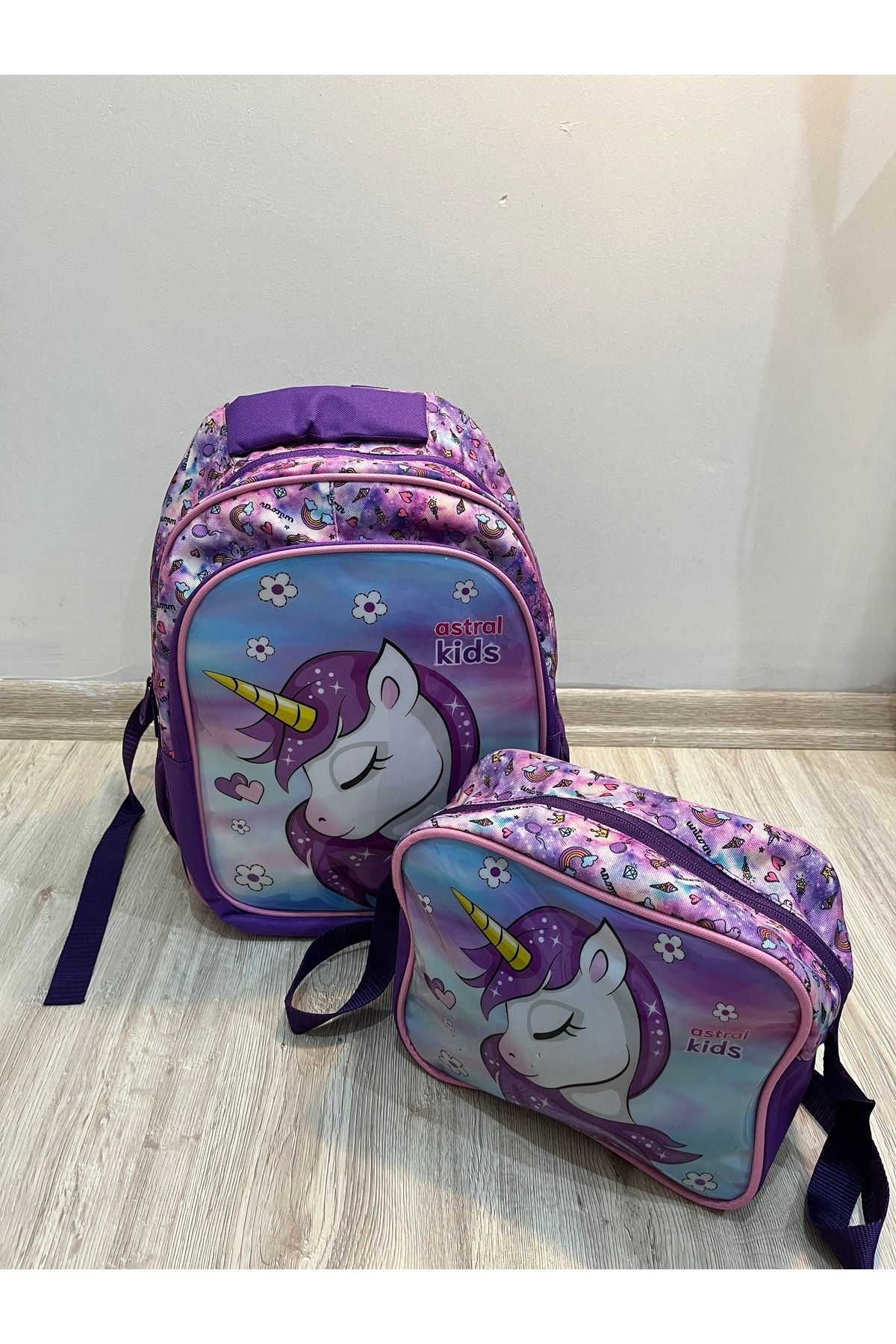 Astral Cartoon İlkokul Çantası Takım (Unicorn-Dream)