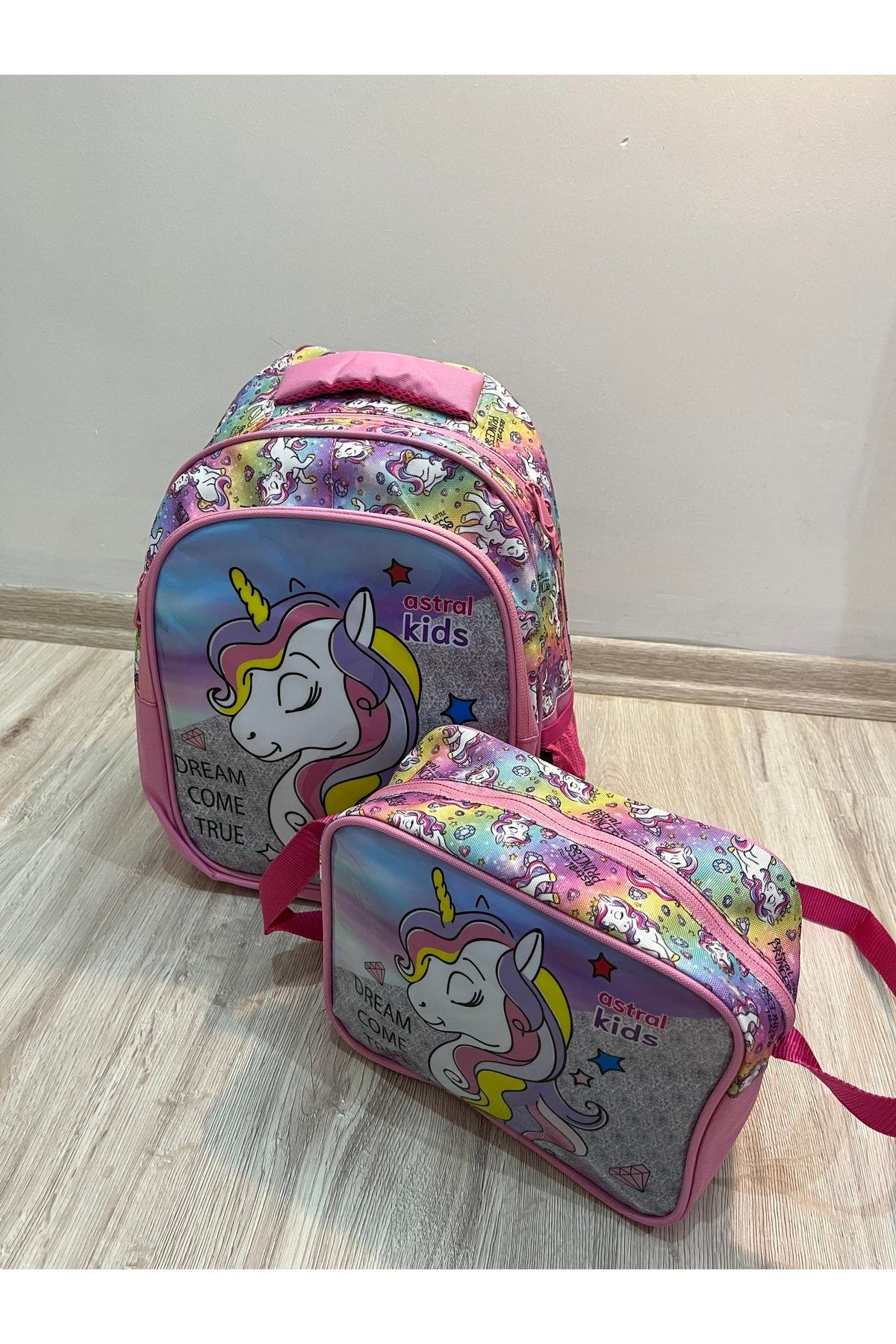 Astral Cartoon İlkokul Çantası Takım (Unicorn-Dream)