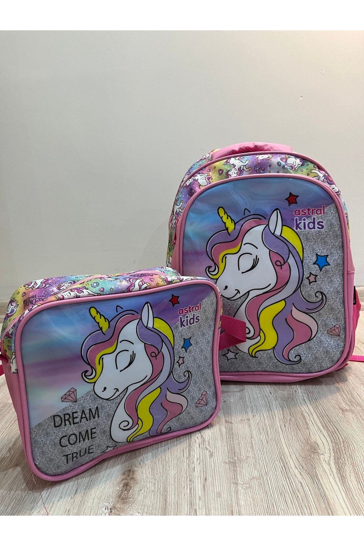 Astral Cartoon İlkokul Çantası Takım (Unicorn-Dream)